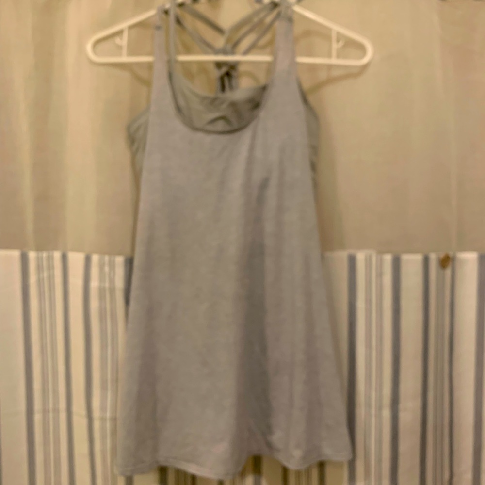 Athleta yoga fitness bra top size small grey - Picture 2 of 9